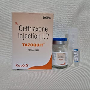 TAZOQUIT 500MG INJECTION