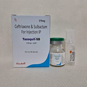 TAZOQUIT SB 375 MG INJECTION